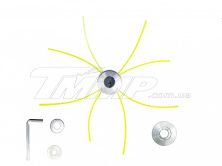 Шпулька косильная (паук метал) 4 выхода , под ключ (хром) 160049 EVO