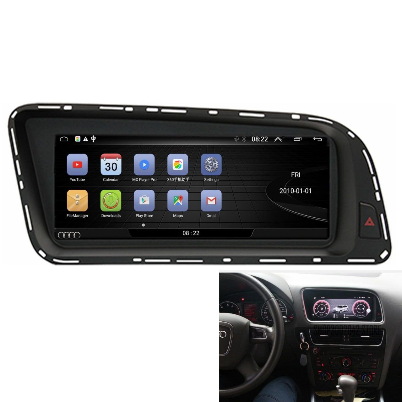 Штатна магнітола Torssen Audi Q5 8.8'' 232 Carplay Low 2008-2016