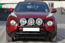 Кенгурятник WT018 Black (нерж) Nissan Juke 2010-2019 рр.