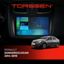 Штатна магнітола Torssen 2K Renault Sandero/Logan 14-19 F9464 4G Carplay DSP