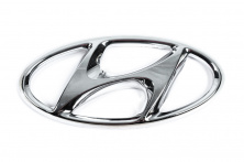 Емблема (самоклейка, 270 мм на 136 мм) Hyundai H350 2014- рр.