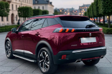 Бокові пороги Fullmond (2 шт., Алюміній) Peugeot 2008 2019- рр.