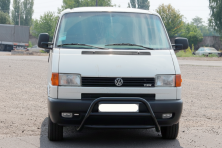 Кенгурятник WT022 Black (нерж) Volkswagen T4 Caravelle/Multivan 1990-2003 рр.