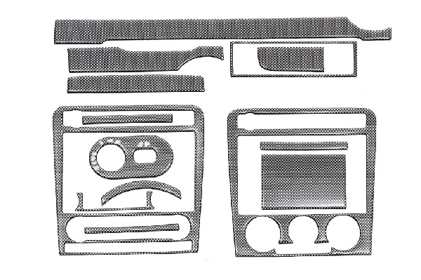 Накладки на панель Карбон для Seat Cordoba 2000-2009 рр