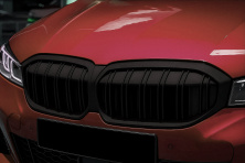 Ніздрі M-Look (2022+, чорний матовий) BMW 3 серія G20/G21 2018- рр.