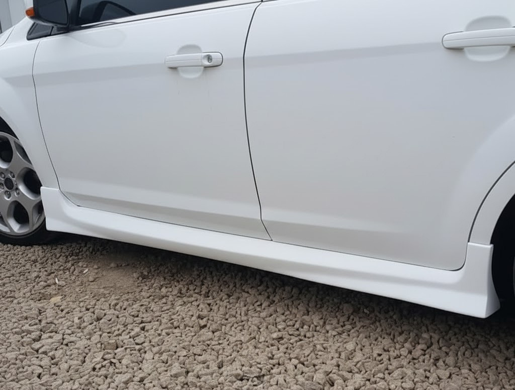 Бокові пороги HB (під фарбування) для Ford Focus II 2008-2011 рр