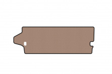 Гумовий килимок в багажник Carsuit (до 3 ряду, бежевий) Nissan Pathfinder R51 2005-2014 рр.
