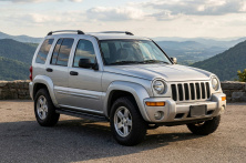 Бокові пороги Boshpore Black (2 шт., Алюміній) Jeep Cherokee/Liberty 2002-2007 рр.