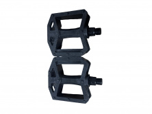 Педали велосипедные BMX 9/16 (109x96x30mm) пластиковые, чёрные B289DU