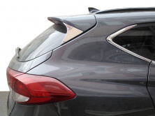 Накладка трикутник на кришку багажника (нерж) Hyundai Tucson TL 2016-2021 рр.