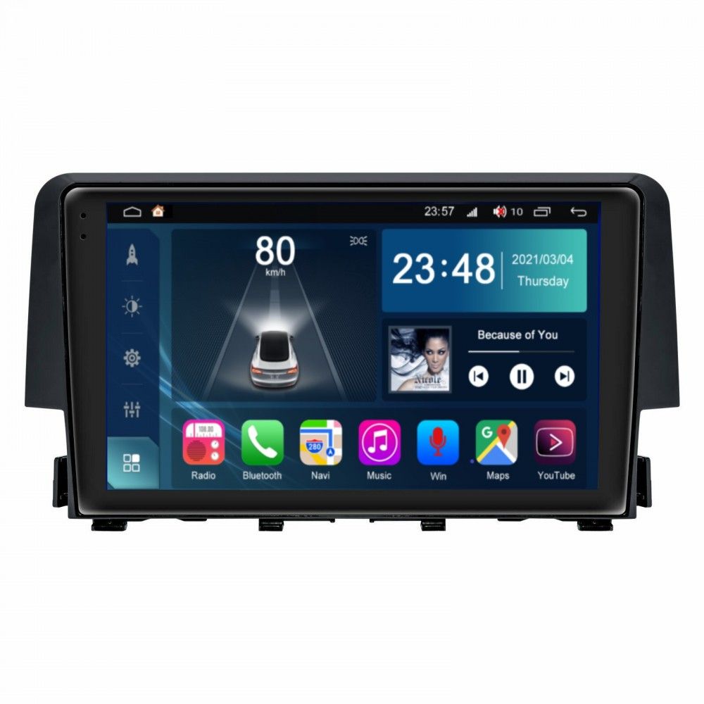 Штатная магнитола Torssen Honda Civic 16-18 F98256 4G Carplay