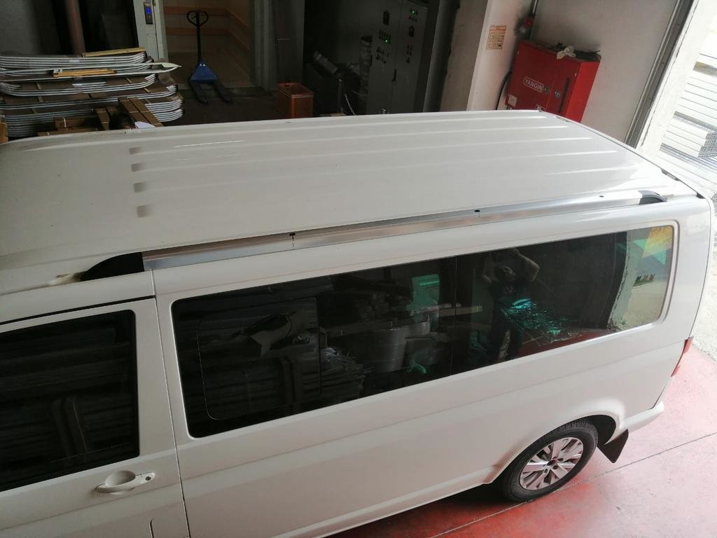 Інтегровані рейлінги (хром) Довга база для Volkswagen T5 Multivan 2003-2010 рр