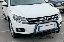 Кенгурятник WT004 Black (нерж) Volkswagen Tiguan 2007-2016 рр.