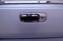 Накладка на ручку багажника (нерж) Carmos - Турецька сталь Volkswagen Caddy 2004-2010 рр.