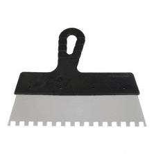 Шпатель из нержавеющей стали 300 мм, с зубом 8*8 мм.