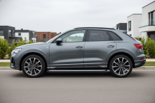 Бокові пороги Tayga Grey (2 шт., Алюміній) Audi Q3 2019- рр.