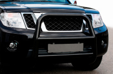 Кенгурятник WT018 Black (нерж) Nissan Pathfinder R51 2005-2014 рр.