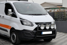 Кенгурятник WT022 Black (нерж.) Ford Custom 2013-2022 рр.