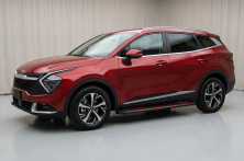 Бокові пороги Maya Red (2 шт., Алюміній) Kia Sportage 2021- рр.