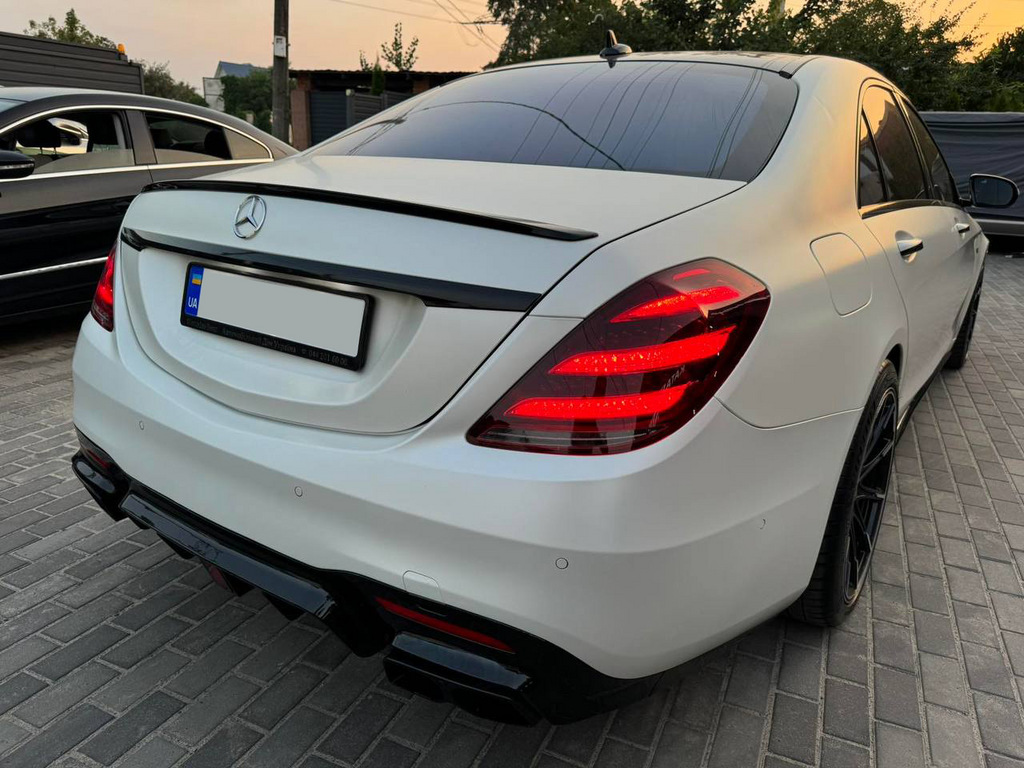 Комплект обвісів S63 AMG (2018-restyling) для Mercedes S-сlass W222 2013-2022 рр