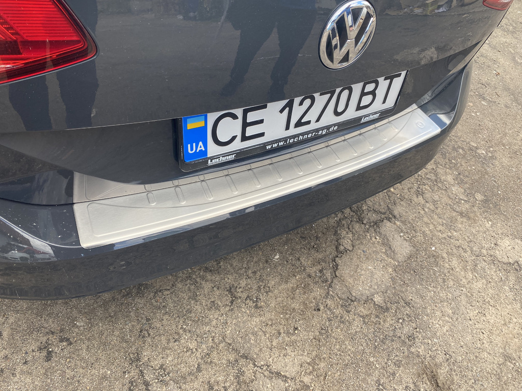 Накладка на задній бампер OmsaLine (нерж) Sedan для Volkswagen Passat B8 2015-2023 рр