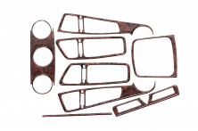 Накладки на панель (Meric) Карбон Kia Ceed 2007-2012 рр.