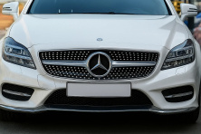 Передня решітка 2011-2014 (Diamond Silver) для Mercedes CLS C218 рр