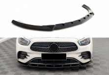 Передня лип накладка DPT (для AMG-Line, 2020-2023, чорний глянець) Mercedes E-сlass W213 2016-2023 рр.