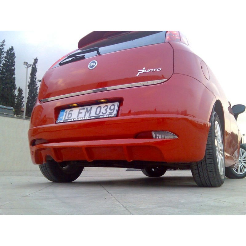 Бокові пороги (для 3-х дверного, під фарбування) для Fiat Punto Grande/EVO 2006-2018 рр