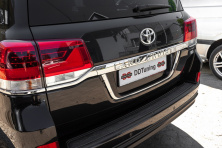 Підставка під номер стандарт Біла для Toyota Land Cruiser 200 2007-2021 рр