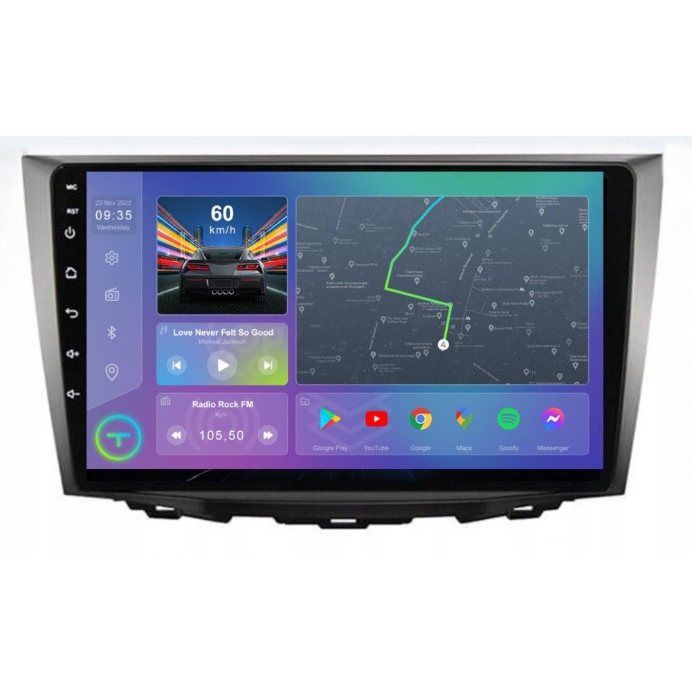 Штатна магнітола Torssen Suzuki Kizashi 2009+ FL9 4+64Gb 4G Carplay DSP