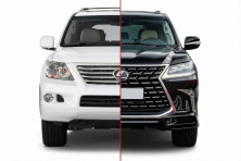 Комплект рестайлінгу з моделі 2008-2016 на TRD Sport (2021+) Lexus LX570/450d 2008-2022 рр.
