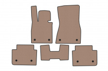 Гумові килимки Carsuit (Для i5 G60E, бежевий) BMW 5/i5 серія G60/G60E/G61 2023- рр.
