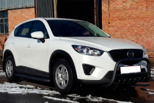 Передній захист WT021 Black (нерж.) Mazda CX-5 2012-2017 рр.