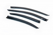 Вітровики з хром молдингом SD (4 шт, HIC) Mercedes E-сlass W213 2016-2023 рр.