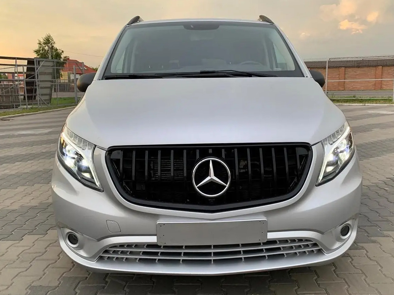 Передня решітка GT Panamericana Black (2014-2023 для Vito W447) для Mercedes Vito/V-class W447 2014- рр
