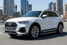 Бокові пороги Maydos V2 (2 шт., Алюміній) Audi Q3 2019- рр.