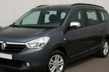 Накладки на дзеркала (2 шт, ABS) Dacia Lodgy 2012-2022 рр.