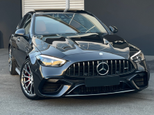 Передній бампер в зібраному вигляді (AMG C63 Design) Mercedes C-class W206 2022- рр.
