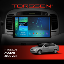 Штатна магнітола Torssen Hyundai Accent 2006-2011 F9464 4G Carplay DSP