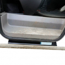 Накладки на пороги ABS (2 шт) Матові для Renault Logan I 2005-2008 рр