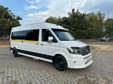 Накладка на передній бампер 510B (під фарбування) Volkswagen Crafter 2016- гг.