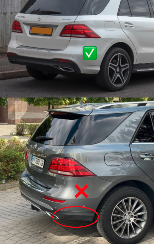 Комплект обвісів GLE63 AMG (з заднім дифузором) для Mercedes GLE/ML сlass W166 2011-2018 рр