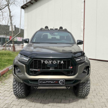 Дефлектор капота (2020+, EuroCap) Toyota Hilux 2015- рр.
