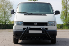 Кенгурятник Kelebek WT011 Black (нерж) Volkswagen T4 Transporter 1990-2003 рр.