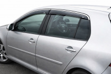 Вітровики з хромованим молдингом (HB, 4 шт, Niken) Volkswagen Golf 5 2003-2009 рр.