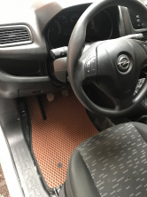 Килимки EVA (цегляні, передні) Opel Combo 2012-2018 рр.