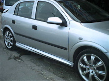 Бічні пороги Sedan (під фарбування) Opel Astra G classic 1998-2012 гг.