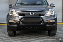 Кенгурятник WT003 Black (нерж) SsangYong Rexton I 2001-2017 рр.