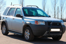 Кенгурятник QT007 Black (нерж.) Land Rover Freelander I 1997-2006 рр.